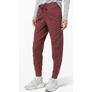 Lululemon Dance Studio Mid-Rise Jogger 28" Savannah Red Size 14‎ Athletic Active